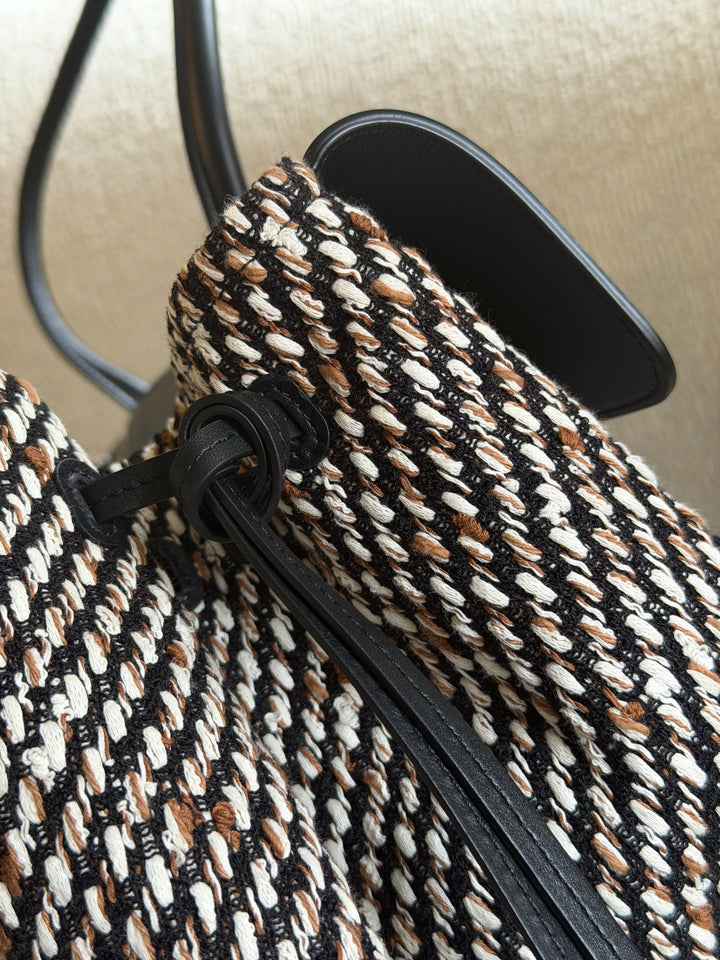 Chanel XXL Shopping Tote Black Calfskin and Multi Tweed Gold Hardware 2026