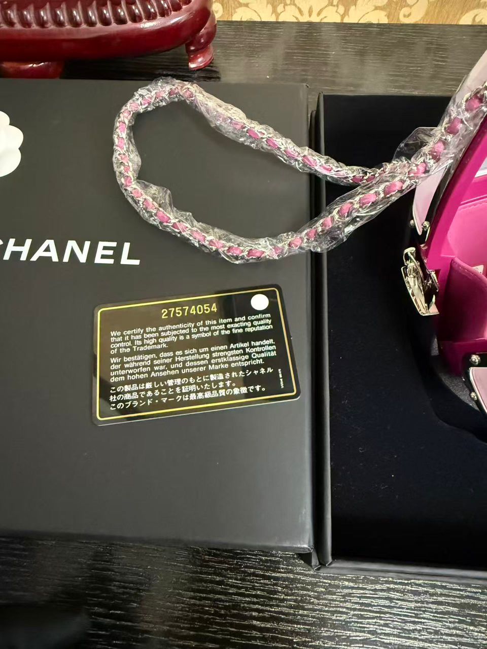 Chanel Limited Edition Pink Ski Gondola Swarovski Minaudiere