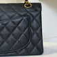 Chanel 6 Series Black Small Vintage Caviar Classic Flap Bag