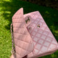 Chanel 19S Pink Iridescent Jumbo Caviar Double Flap Bag