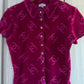 Chanel 1996 ICONIC Hot Pink Velour CC Romper