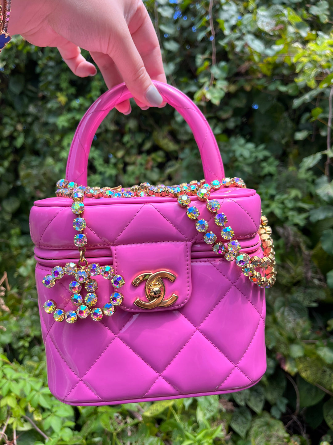 Chanel 1995 Barbie Collection Pink Vanity Case