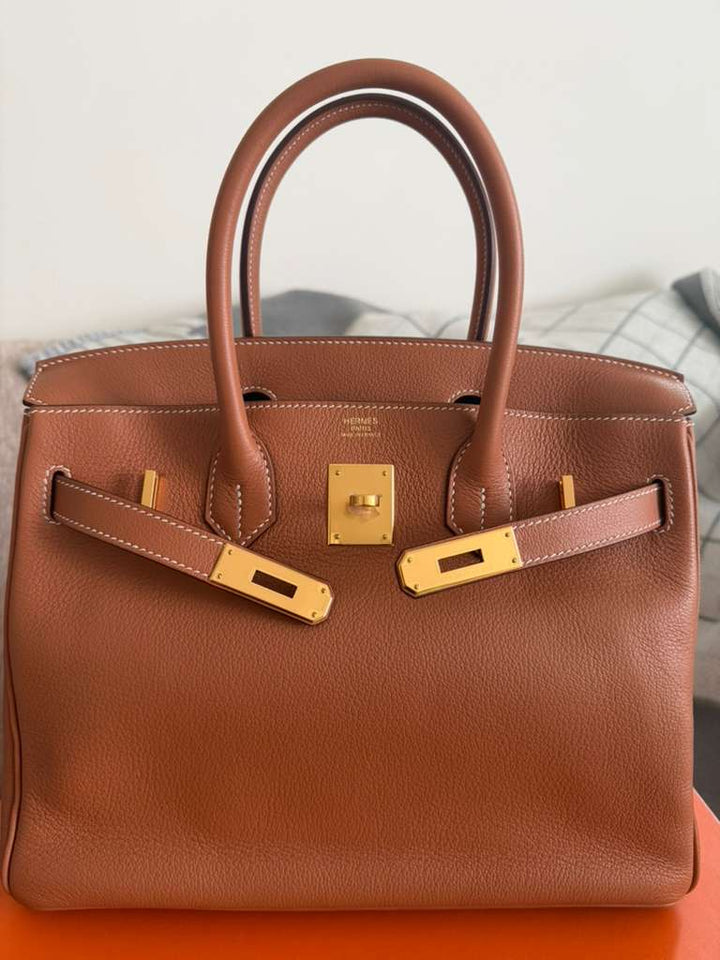 Hermès Birkin 30 Gold Togo Gold Hardware
