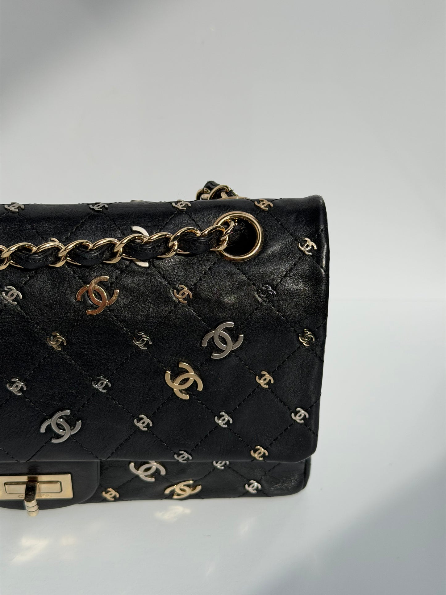 Chanel Vintage Punk Charms 2.55 Medium Reissue Flap Bag