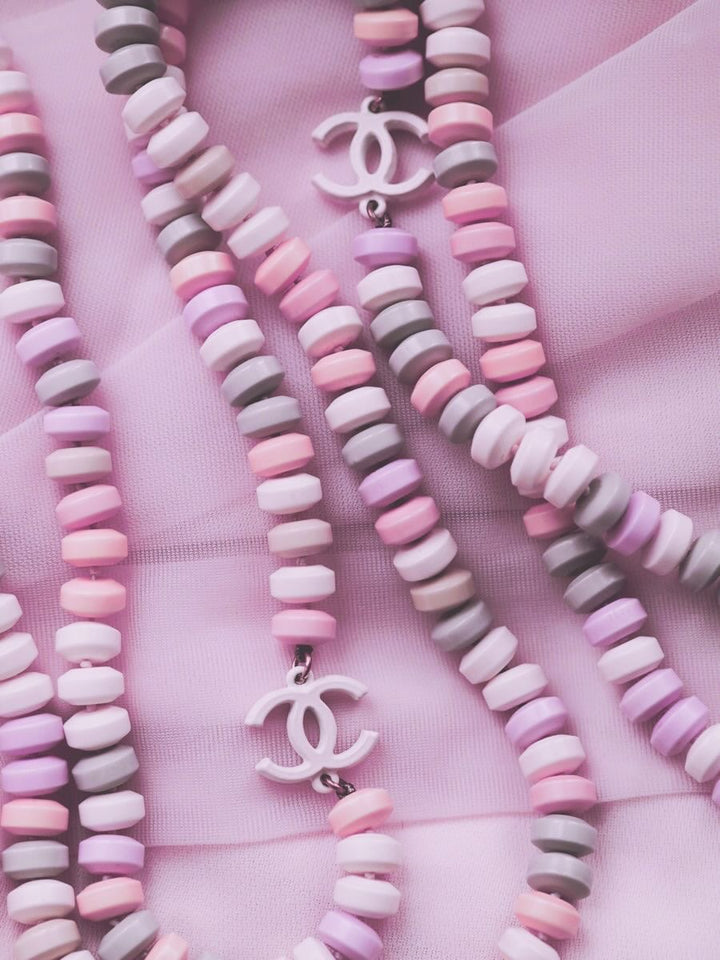 Chanel CC Resin Candy Supermarket Sweetie Triple Strand Necklace Multicolor 2014