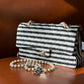 Chanel Ivory/Black Coco Medium Sailor Pearls Double Flap Bag