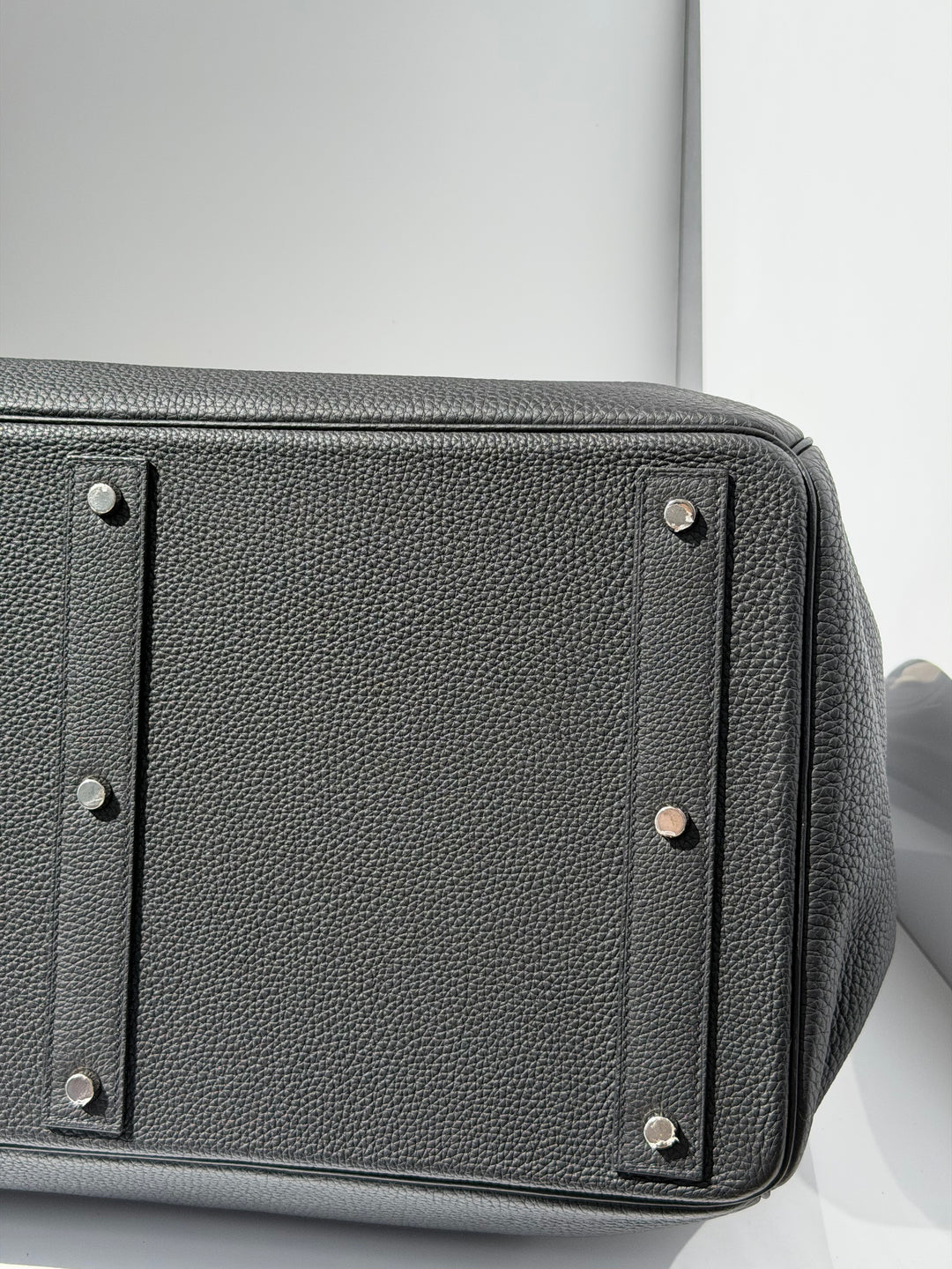Hermès HAC 50 Black Togo Palladium Hardware 2022