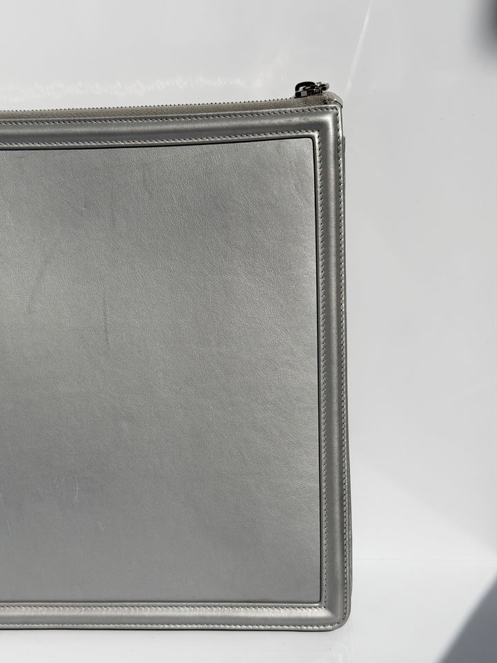 Chanel Rare LED XL Clutch Silver 2017