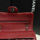 Chanel 19b Burgundy Small Caviar Classic Flap