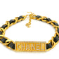 Chanel 1995 Barbie Crystal Nameplate Choker