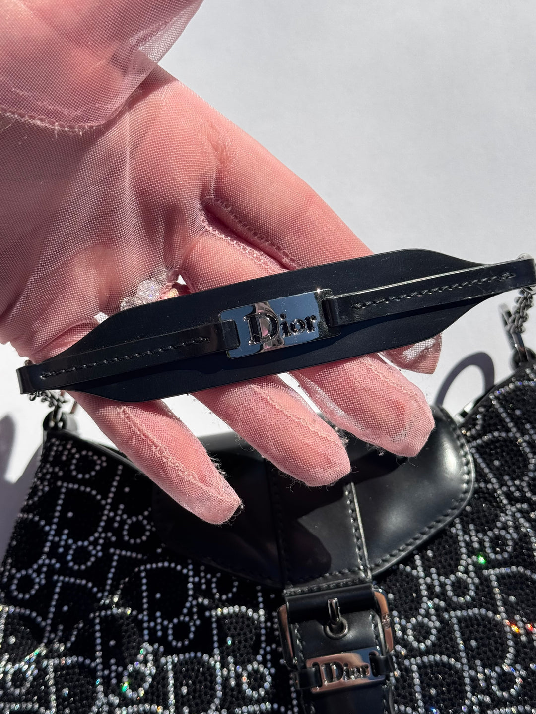 Dior 2003 Limited Edition Crystal Shoulder Bag