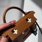 Hermes "Quelle Idolle" Gold Picto Kelly Doll