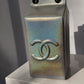 Chanel Runway Iridescent Silver Lambskin Lait De Coco Milk Carton Bag