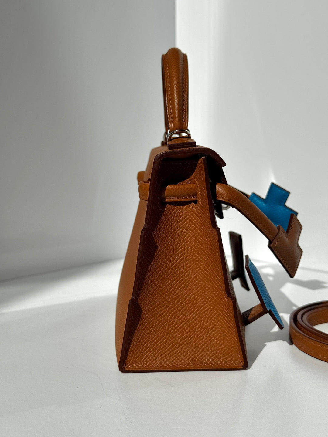 Hermes "Quelle Idolle" Gold Picto Kelly Doll