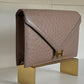 Hermes 1982 Ostrich Lydie 2 Ways Clutch Bag