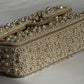 Chanel 17A Ritz Pearl Embellished Mini Rectangular Flap Bag