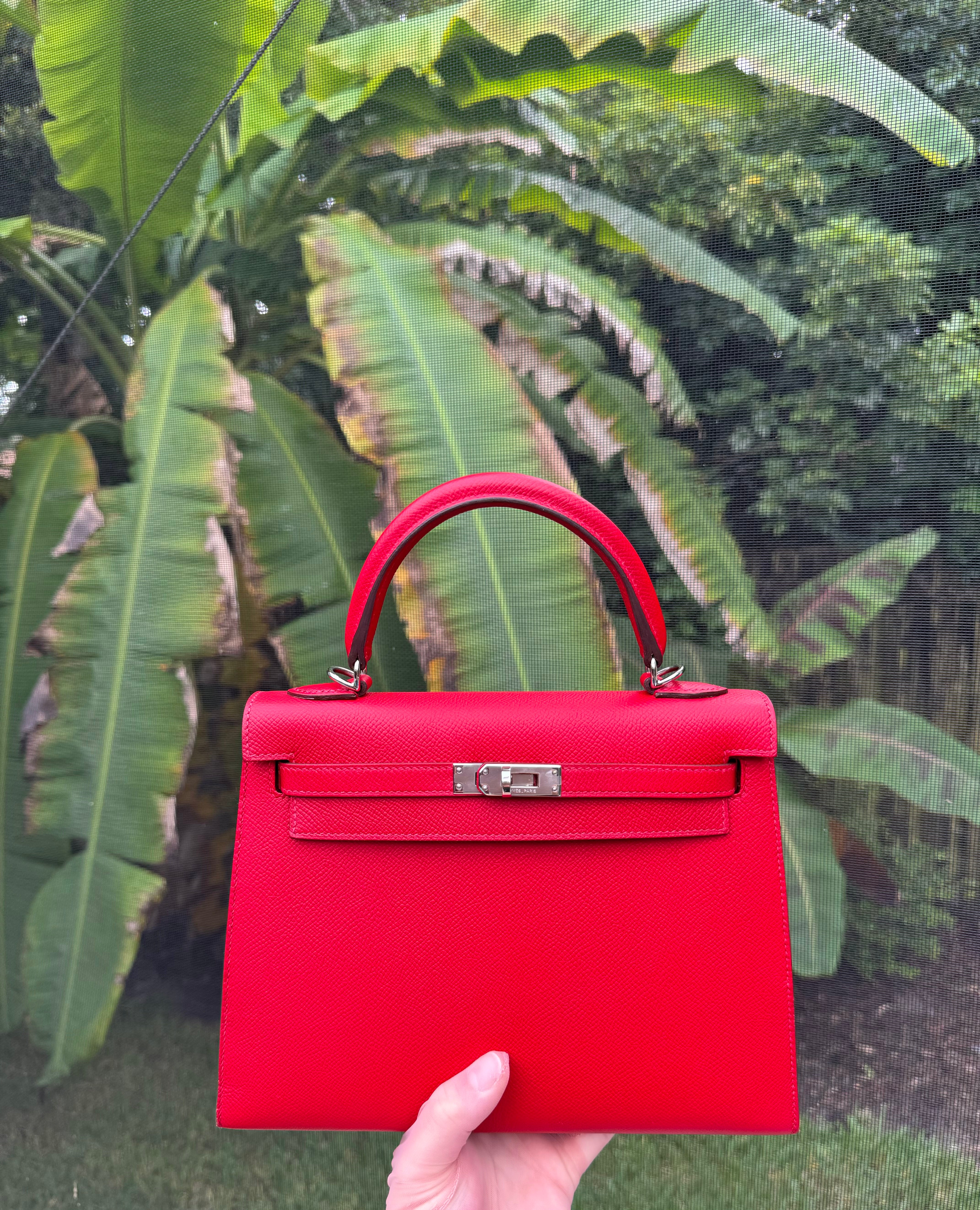 Hermes 2018 Rouge Casaque Epsom Kelly 25 – Its A Luv Story