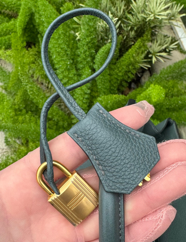 Hermes 2021 Bleu Orage Togo Birkin 30