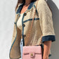 Chanel Sakura Pink Vintage Lizard Mini Square Flap Bag