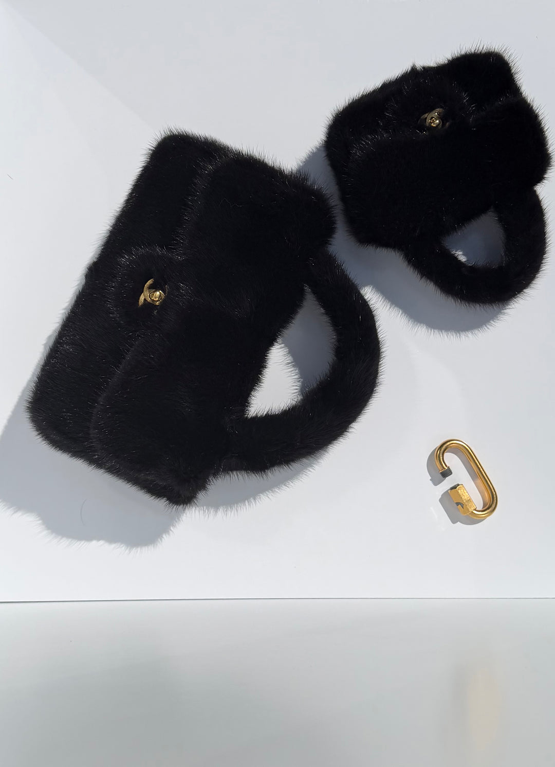 Chanel Vintage RARE Mink Kelly Parent & Child Set