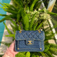 Chanel 23A Blue Denim Double You Crossbody