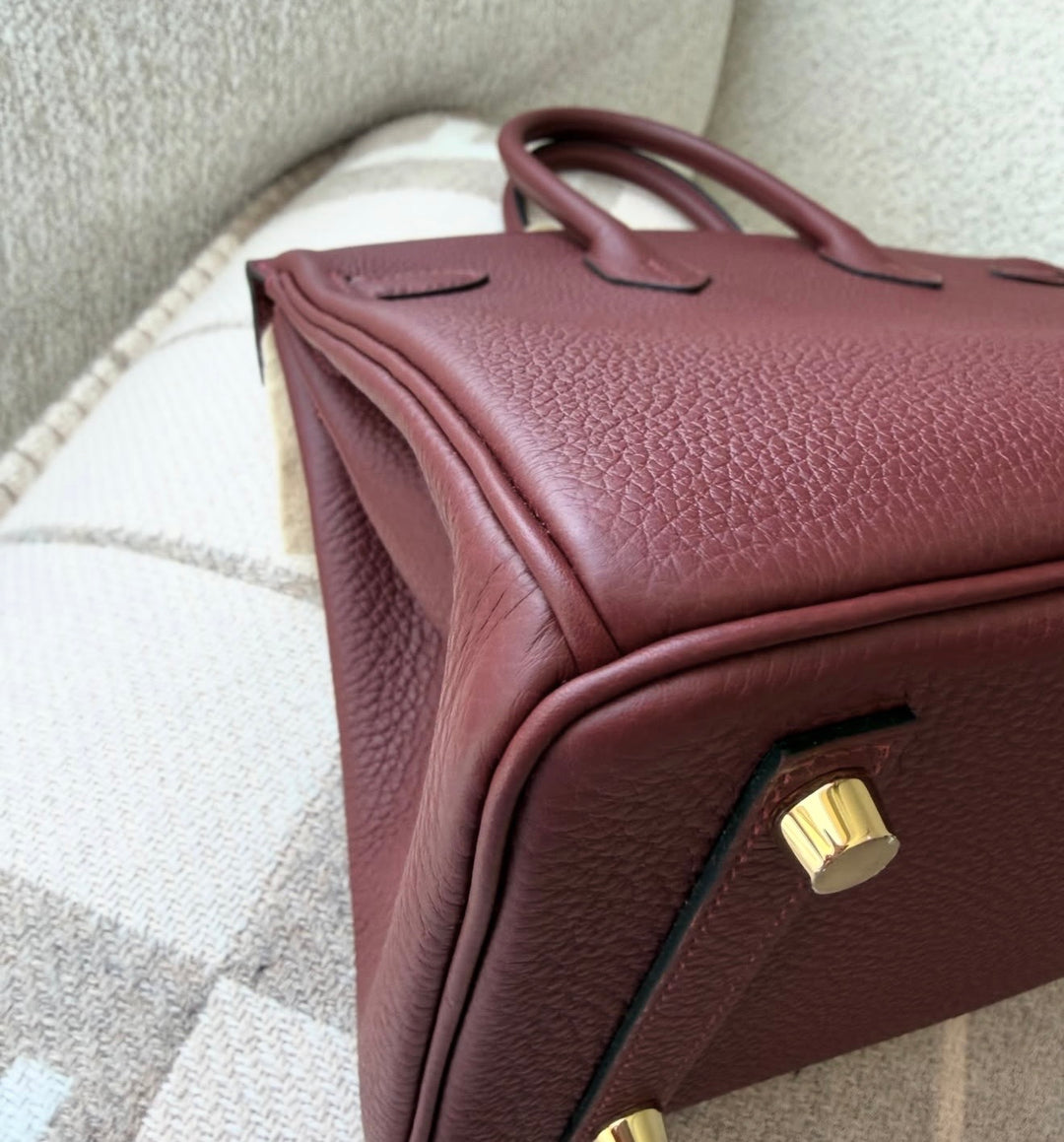 Hermès Birkin 25 Rouge H Togo Gold Hardware 2025