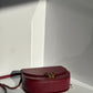Chanel 17B Small Burgundy Coco Curve Messenger Flap Bag