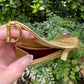 Christian Dior Metallic Gold Ostrich Saddle + Matching Pouch