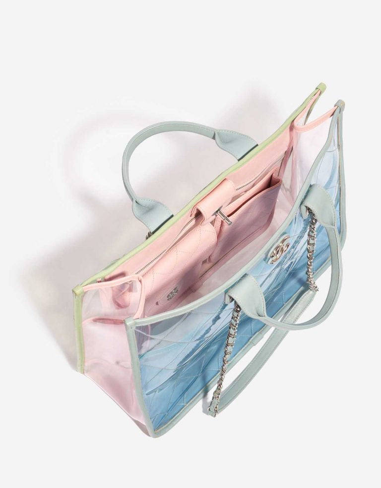 Chanel Coco Splash Lambskin PVC Shopping Tote