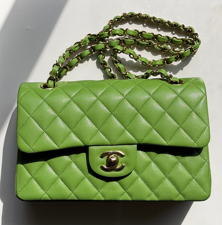Chanel 23C Small Caviar Classic Flap Bag