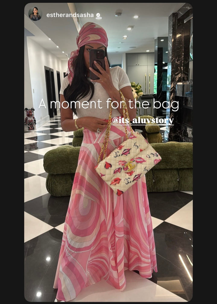 Chanel 1994 Jumbo Lips & Kisses Flap Bag