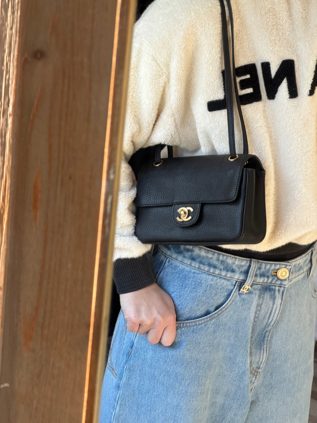 Chanel Mini Flap Bag Black Souplissimo Suede Calfskin Gold Tone Hardware 2026