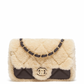 Chanel 25K Brown Mini Shearling Flap Bag