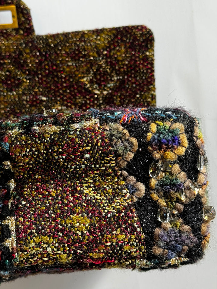 Chanel Maxi Tweed Paris/Byzance Limited Edition Reissue Flap Bag