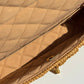 Chanel 24P Tan Braided Raffia Medium Flap Bag