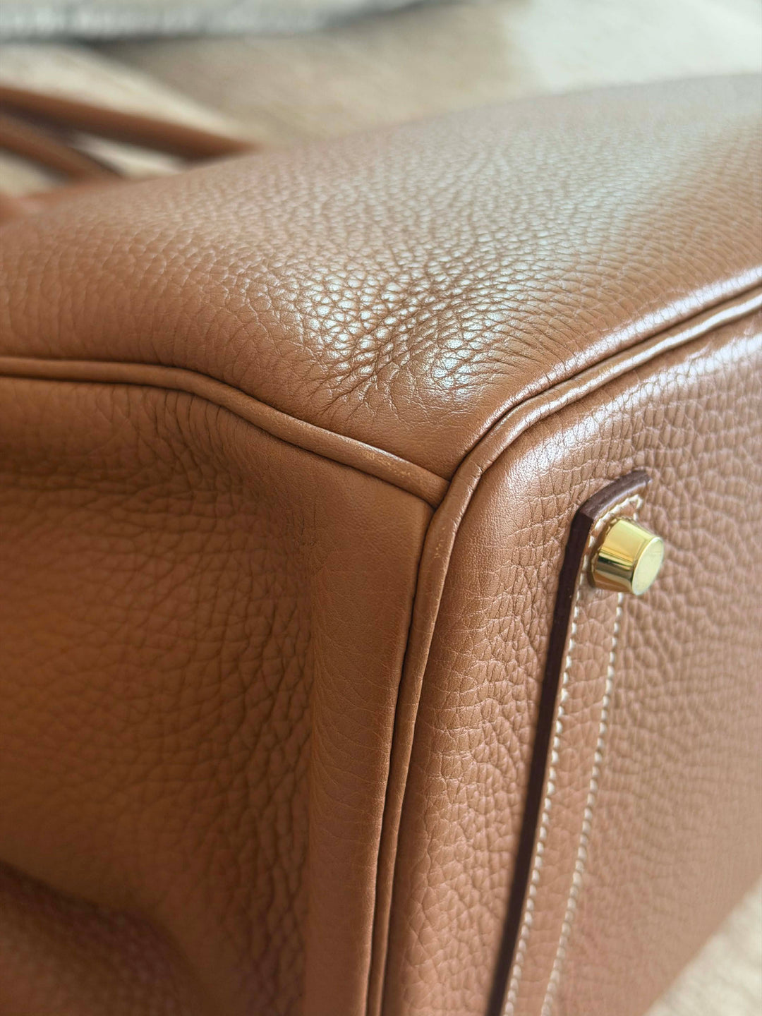 Hermès Birkin 35 Gold Gold Hardware 2015