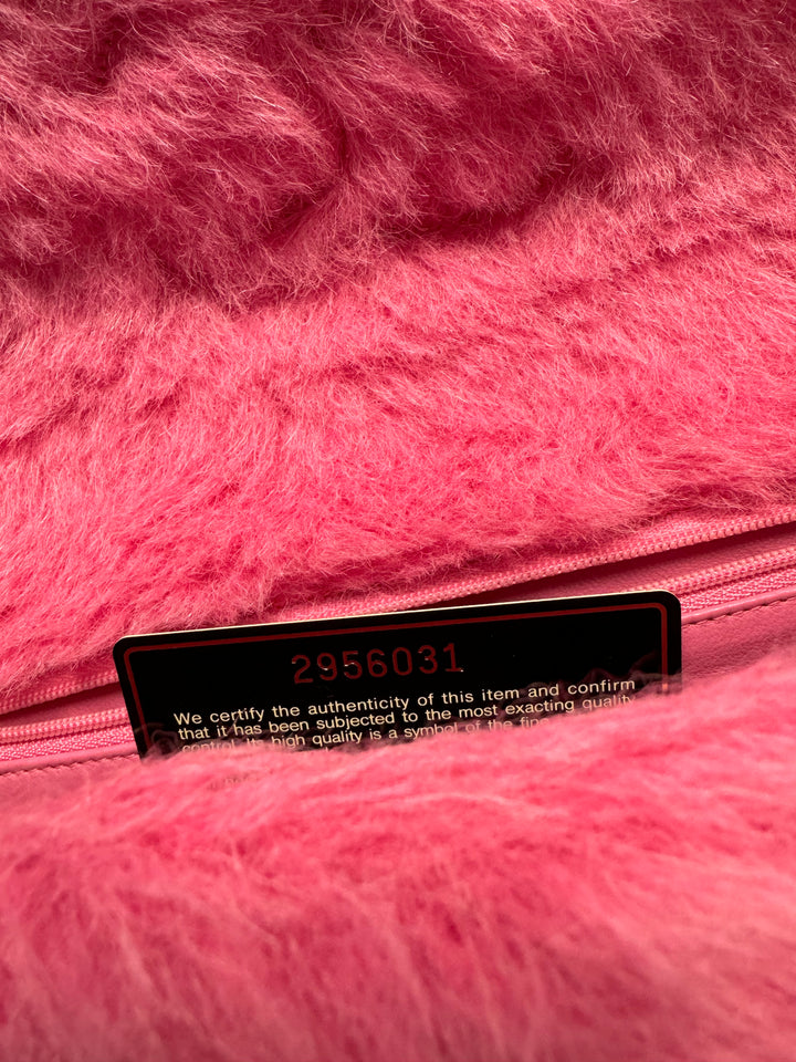 Chanel RARE 1994 Faux Fur Kelly Parent & Child Set