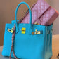 Hermes 2015 Bleu Atoll Togo Birkin 30