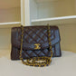 Chanel Chocolate Brown 24K Medium Caviar Diana Flap Bag