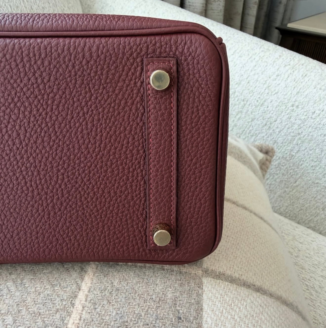 Hermès Birkin 25 Rouge H Togo Gold Hardware 2025