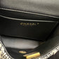 Chanel Black & White Mini Tweed Pearl Flap Bag