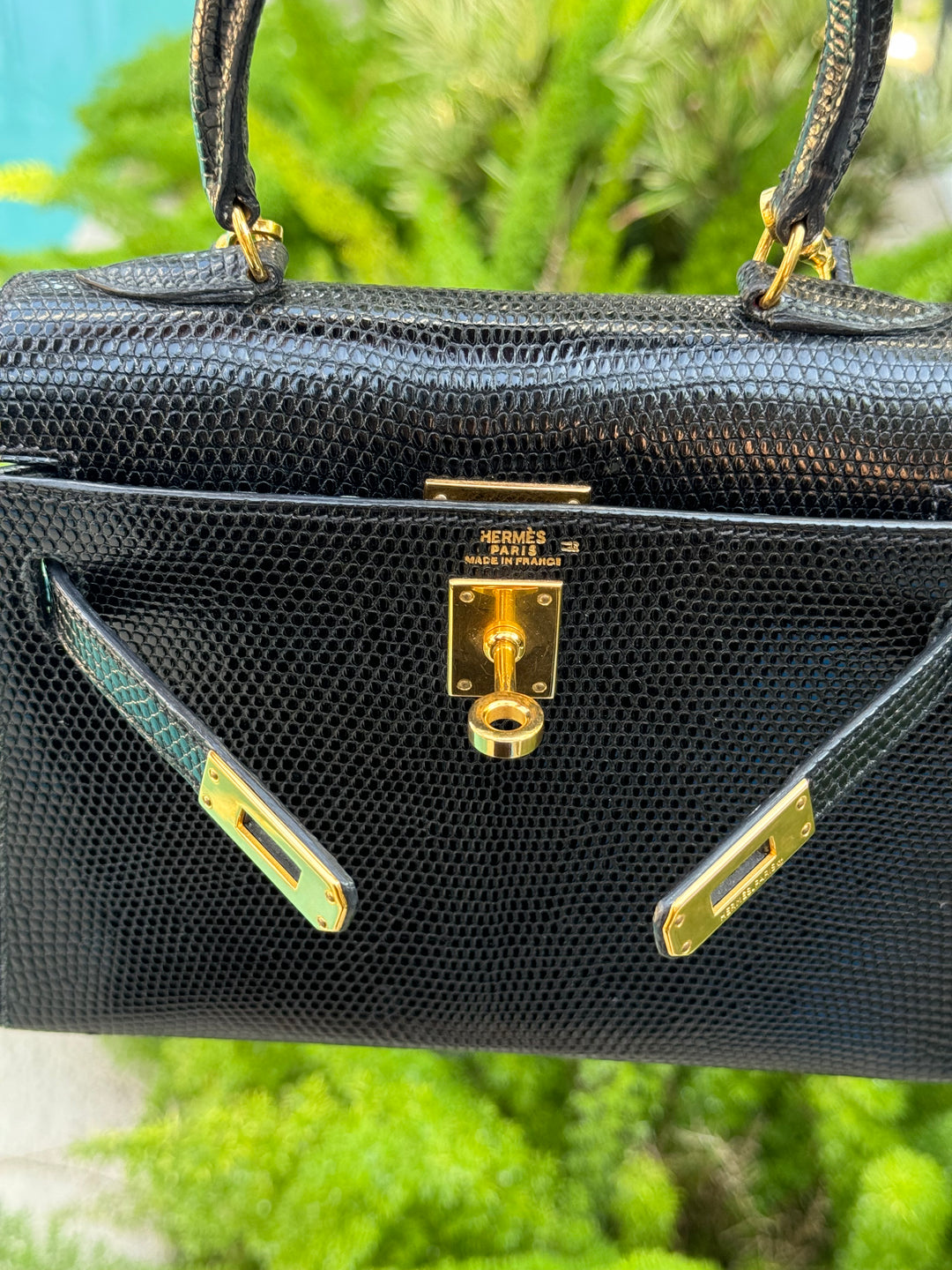 Hermes Vintage Lizard Kelly Sellier 20