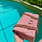 Chanel 19S Pink Iridescent Jumbo Caviar Double Flap Bag