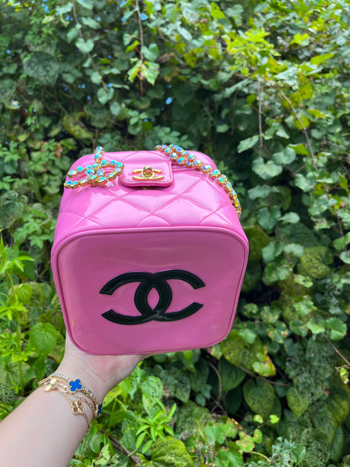 Chanel 1995 Barbie Collection Pink Vanity Case