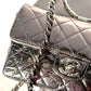 Chanel Metallic Calfskin Mini Ring Handle Flap Bag