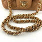 Chanel 18S Dark Beige Mini Square Caviar Flap Bag