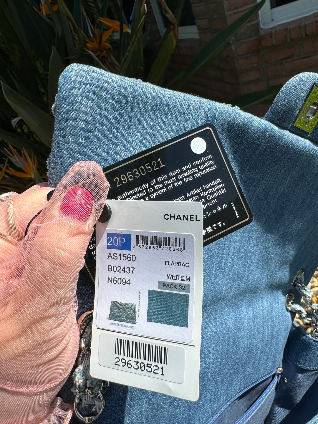 Chanel Jumbo Denim Patchwork Flap Bag