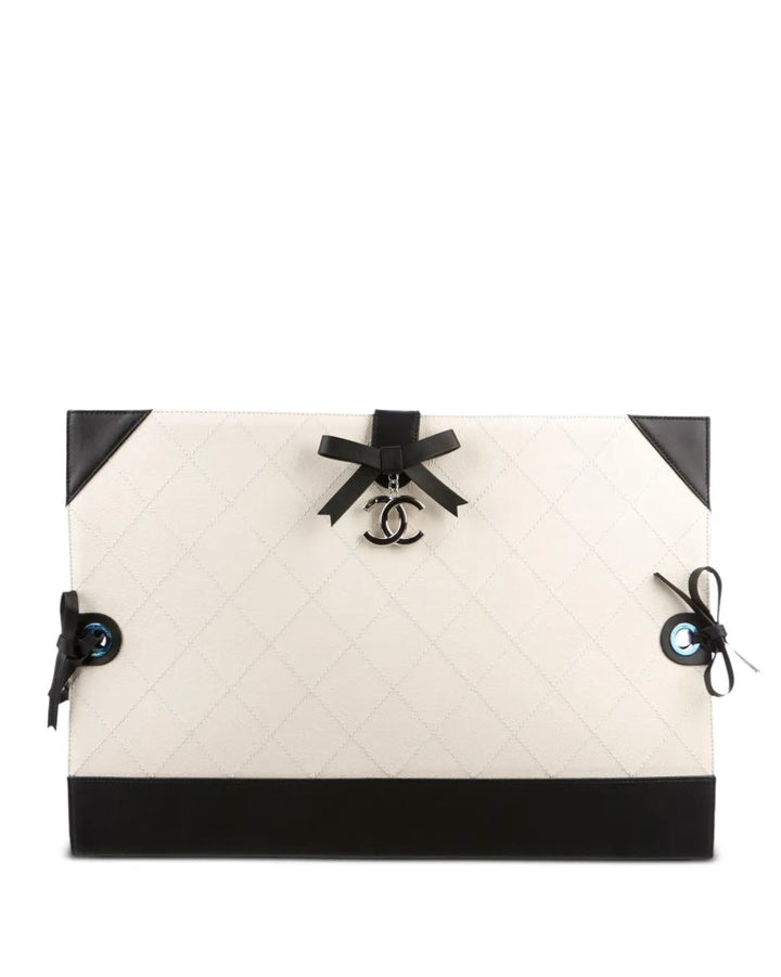 CHANEL CAVIAR LEATHER PORTFOLIO CLUTCH BAG
