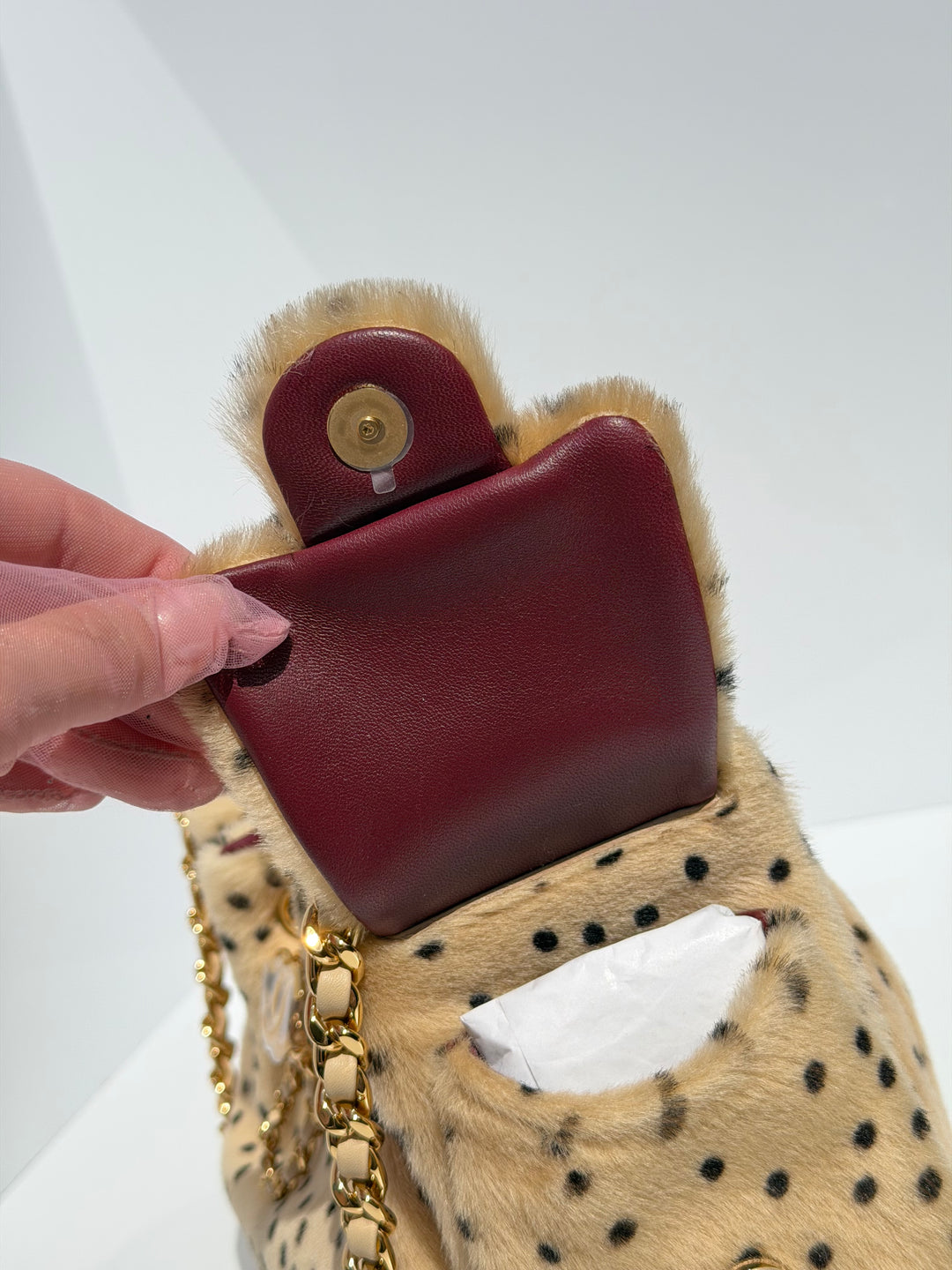 Chanel 25 Mini Handbag Brown Pony Hair Gold Tone Metal Matthieu Blazy Métiers D’Art 2026