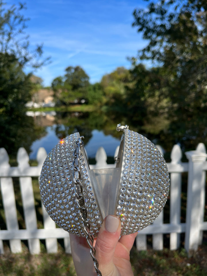 Chanel Rare Runway 2018 Crystals Minaudières Clutch Crossbody Bag
